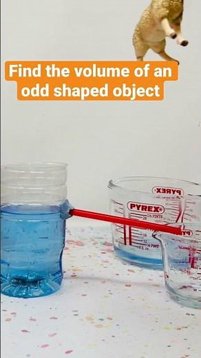 Find the volume of an irregular shaped object