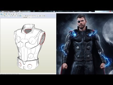 Thor Armor - Infinity War - Pepakura File