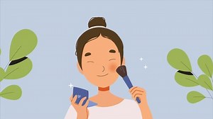 Cartoon Blush On Application Make Stock Footage Video (100% Royalty-free) 1109633995 | Shutterstock
