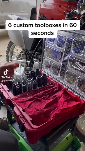 The best tools in the best cases #ocd #milwaukee #dewalt #tools #custom #mechanic #garage #packout #diy