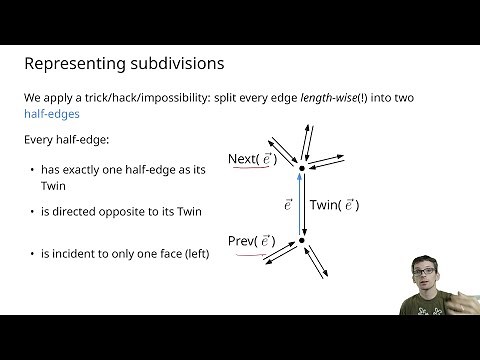 Doubly-connected edge lists for planar subdivisions
