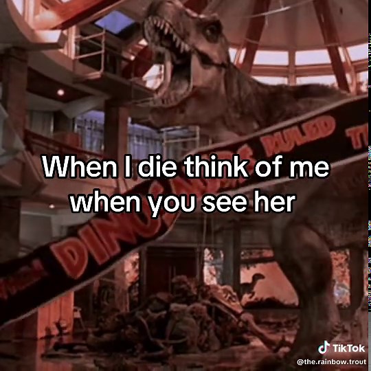 #trout #therainbowtrout #fypシ #foryoupage #rexy #rexyjurassicworld #dinosaur