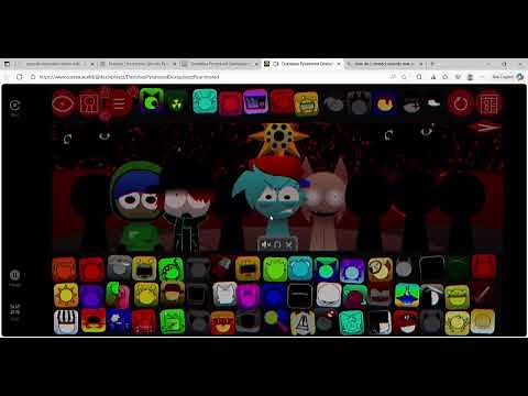 Sprunki Pyramixed Dextaplayzz Mod Mix (Includes My two OCs Fearless and Moonlight)