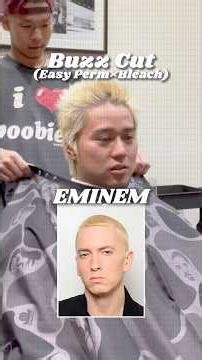 EMINEM風Buzz cut (EasyPerm × Bleach) by IKUO (高円寺南口店) #eminem #エミネム #バズカット