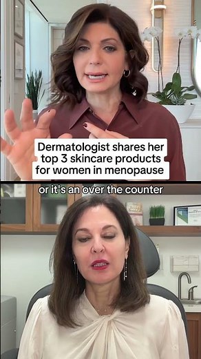 Dermatologist shares her top 3 skincare products for women in menopause | Menopause Masterclass