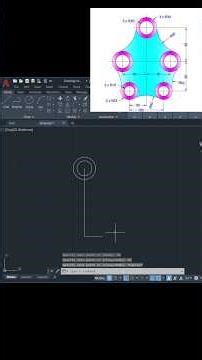 AutoCAD practice for beginners | 2D drawing for mechanical engineer basics #cad #autocad #shorts