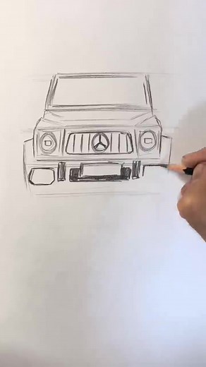 Draw Mercedes AMG G63