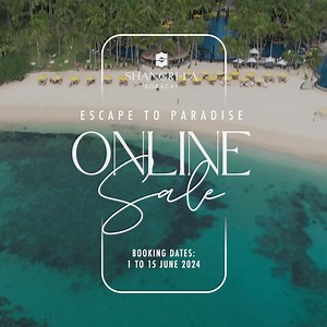 Escape to paradise with our exclusive #OnlineSale featuring amazing deals on rooms and more! Valid for stays until December 15, 2024. Learn more: shangboracay.ph/EN-PROSTRAFFIC-CAPTION | Shangri-La Boracay