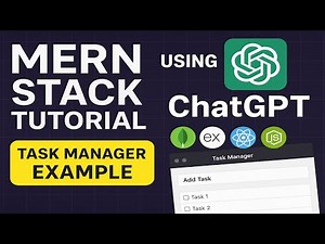 Build a React App with ChatGPT Assistance– Full Stack MERN Tutorial (Task Manager Example)