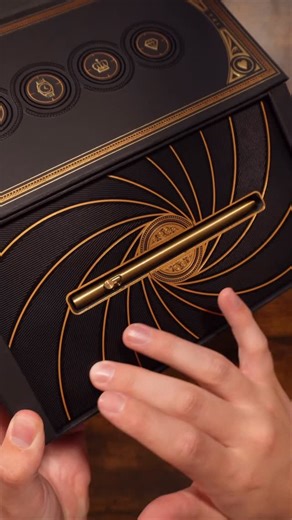 theory11 on Instagram: "Those sweet sounds of the James Bond Box Set ‍ (We're constantly clicking that piston mechanism on that solid brass pen) • This set is for the ultimate collector  Get yours today at theory11.com/007set • #theory11 #asmr #007 #jamesbond #fyp #reels #explore"