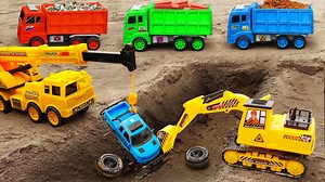 529K views · 8.7K reactions | Excavator, Truck, Tractor, Construction Vehicles build lego bridge | Kids Toy TV | Facebook