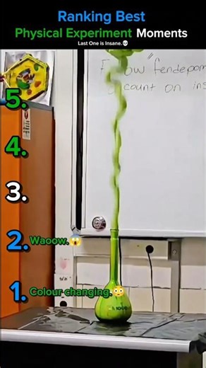 Ranking Best physics experiment moments.💀 #ranking #moments