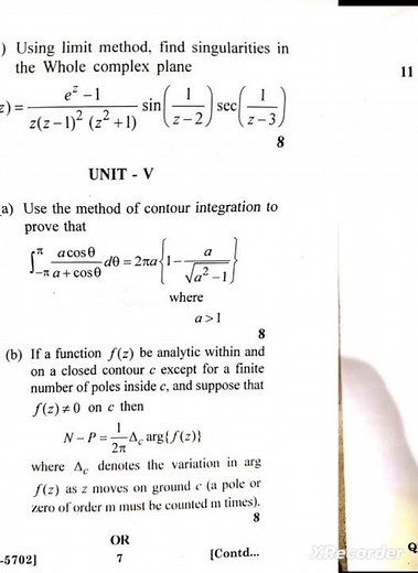 uok msc math( sem-1) all questions paper 2023 #msc #mscmathematics #uok