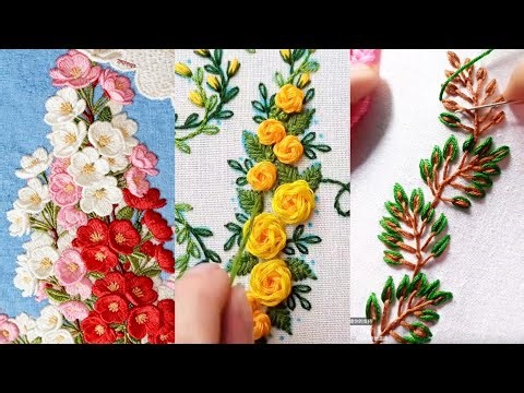 50 Hand Embroidery Design Ideas 2025 | Beautiful & Easy Embroidery Patterns🧵✨