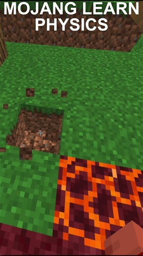 Mojang needs to learn physics bruh