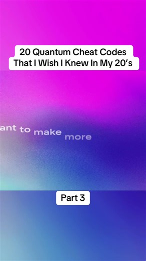 20 Quantum Cheat Codes That I Wish I Knew In My 20’s (3). #usa #quantum #cheat #codes #knew