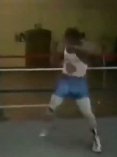 15 Year Old Mike Tyson Shadow Boxing Crazy speed and movement