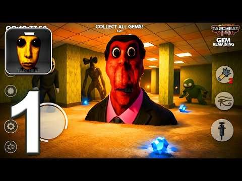 Backrooms Nextbot Chase - Gameplay Walkthrough Part 1 - Collect Gems And Escape From Backrooms