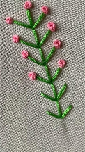 🌸Easy French Knot Flower | Hand Embroidery for Beginners