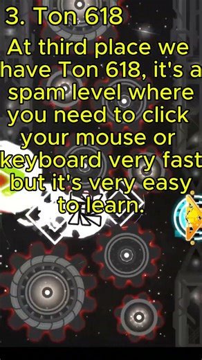 Top 5 easy levels for beginners in Geometry Dash! #geometrydash