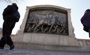 George Floyd rioters deface 16 Boston statues, including memorial honoring black Civil War regiment