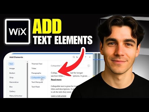 How to Add and Customize a Wix Text Element (Tutorial 2026)