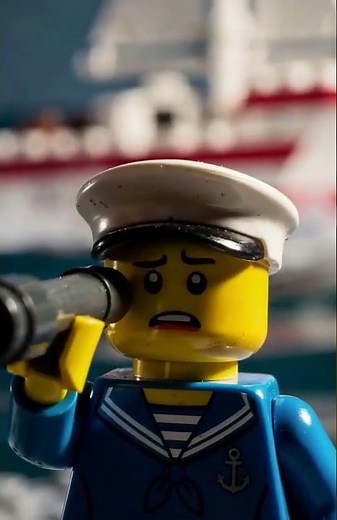 Giant LEGO Shark Attacks Boat! 🦈 #lego