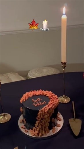 Fall Vibes in Cake Form 🍁 | Unique Autumn Buttercream Design 🎂✨