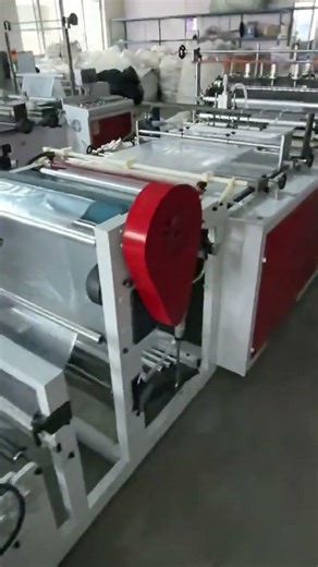 Cornerless garment bag making machine