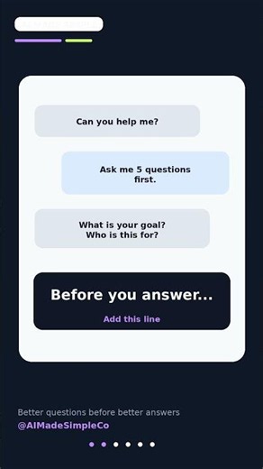 Make AI Ask 5 Questions First