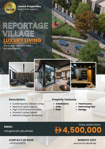 🏡 Reportage Village – Your Dream Home Awaits