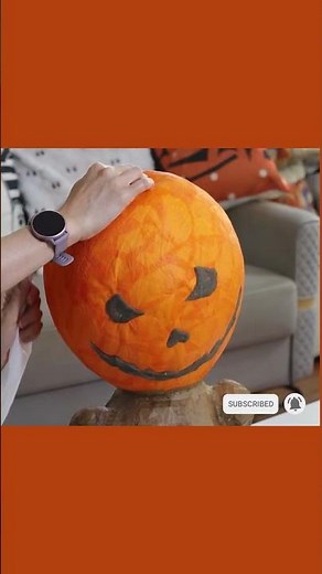 Easy DIY Pumpkin Head for Halloween Fun!