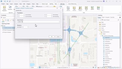 Model to World Transformation for CAD Layers in ArcGIS Pro