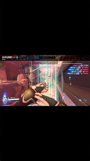 오버워치2 화약통광산 D.Va 올킬 이 폭탄 메카를 본 순간 희망을 버려라 #shorts