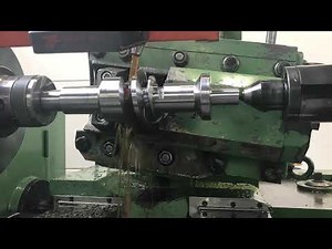 Milling of a worm gear shaft - Gebuwin