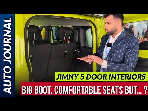 Maruti Suzuki JIMNY 5 Door Interior review, space, boot🔥 Is it better than THAR? @ 10L💰 Auto Journal