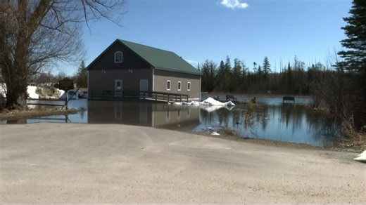 Alanson Village currently impacted by Crooked River rising water levels