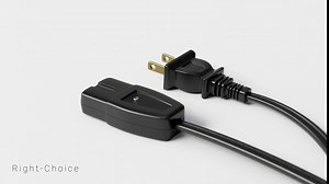 1/2" Spaced 2pin Power Cord Replacement for Corning Ware Percolator Model 1300 2pin 6ft