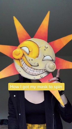 DIY Spinning Sundrop Mask Tutorial