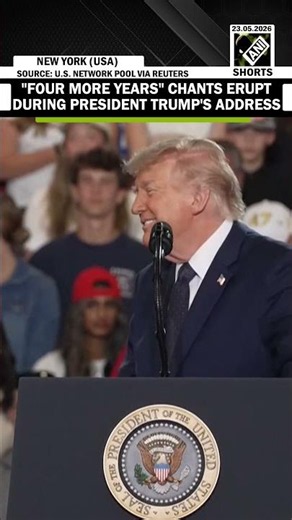 "Four More Years!": Crowds Erupt In Deafening Chants During President Trump's Speech