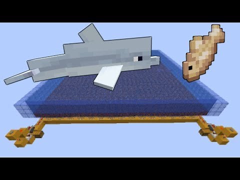 Simple AFK Dolphin Farm! (raw cod only) | Minecraft