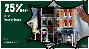 25% off retiring LEGO 10255 Assembly Square at John Lewis
