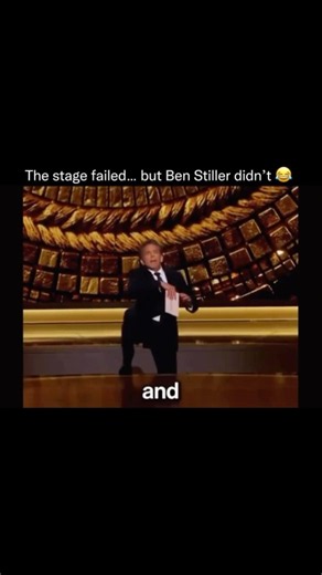 The Stage Failed But Ben Stiller's Improv Was Elite! 😭🎭