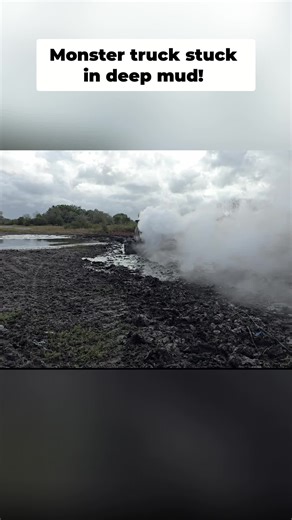 Monster Truck Gets STUCK in MASSIVE Mud Pit!