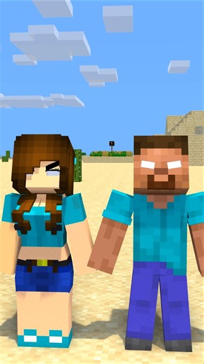 Herobrine and Girl Herobrine Vs Mutant Creeper - Minecraft Animation
