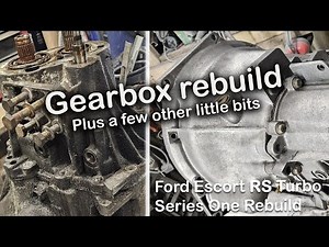 Escort RS Turbo Series One Restoration. Gearbox rebuild, plus gear selector and pedal box overhaul.