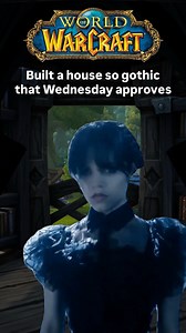 Built a house so gothic that Wednesday approves | House build by Aurrorae #worldofwarcraft #warcraft #mmo #mmorpg #gaming | Dvalin Gaming