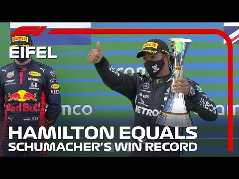 Lewis Hamilton Matches Michael Schumacher's Incredible Win Record | 2020 Eifel Grand Prix