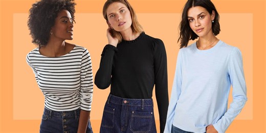 Long-sleeve tops are a transitional wardrobe staple — these are our favourites