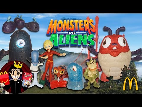 Monsters vs. Aliens - McDonald's Happy Meal 2009 | Toys Review - Complete McDonald's Collection